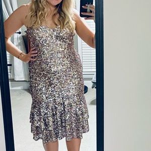 Adrianna Papell Sequin Dress